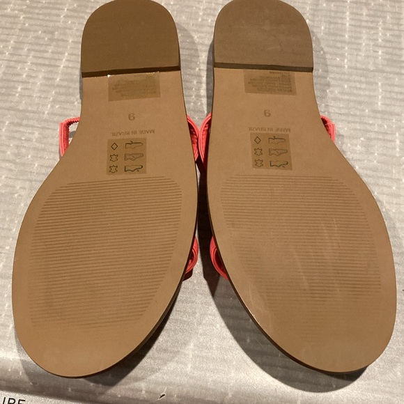 Madewell Bare Slide Sandal Electric Pink Size 9 - Picture 3 of 8